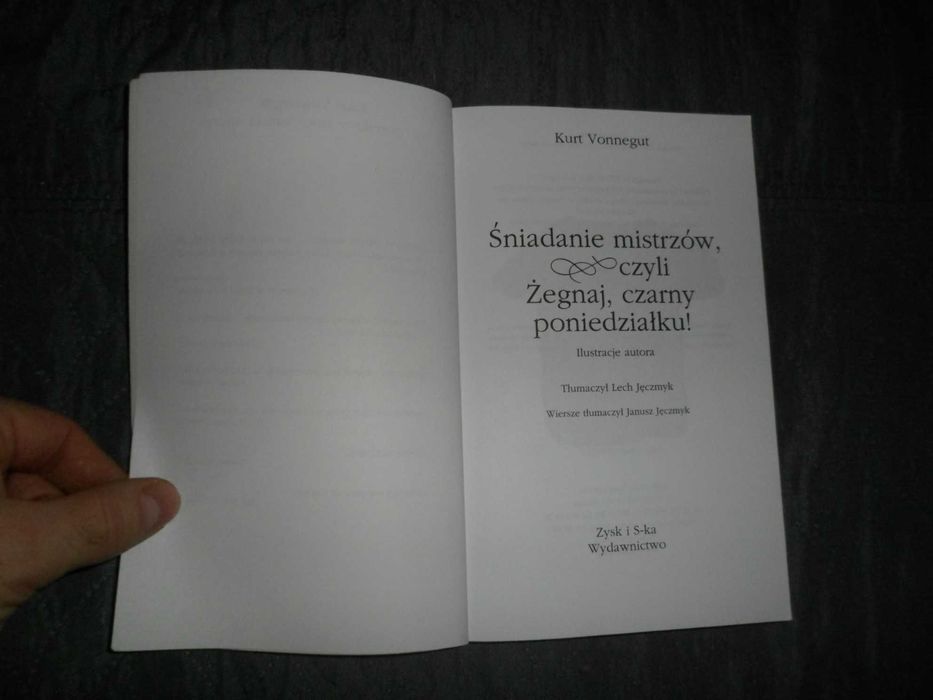 Kurt Vonnegut - Śniadanie mistrzów czyli żegnaj czarny poniedziałku!