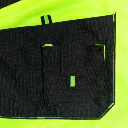 Spodnie robocze do pasa BHP FLASH Odblaskowe Mocne Potrójne  Rozmia 56