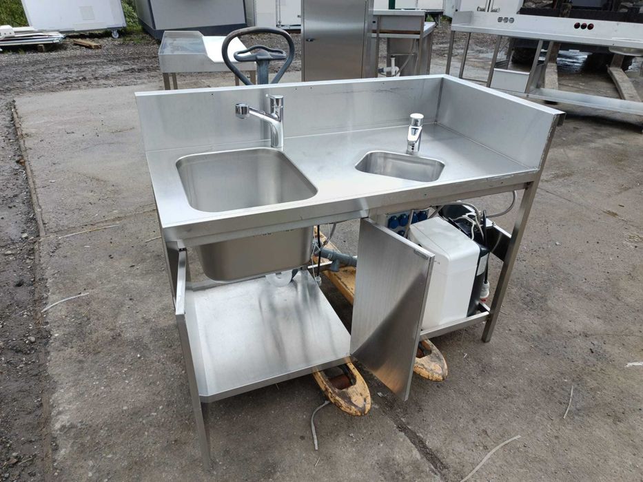 Zlew nierdzewny gastronomiczny Zlewozmywak inox