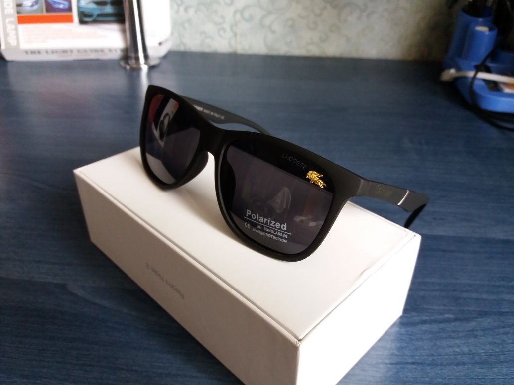 Очки ,,Lacoste'' для водителей солнцезащитные мужские с поляризацией
