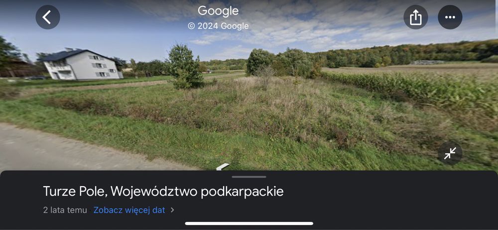 Działka Turze Pole z wydanymi warunkami zabudowy