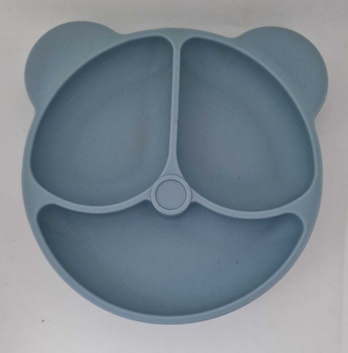 talerzyk silikonowy niebieski