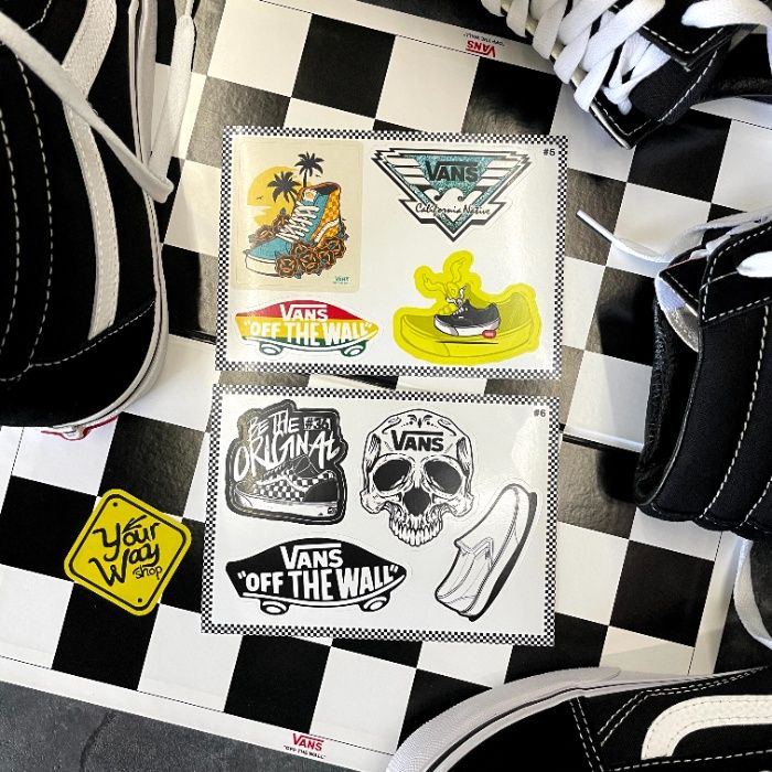 Стікерпаки, наклейки, стікери Vans