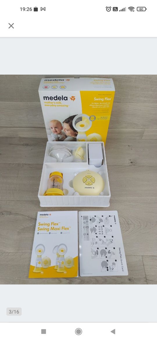 Medela Swing Flex Laktator elektryczny dwufazowy

Nowy, powystawowy.