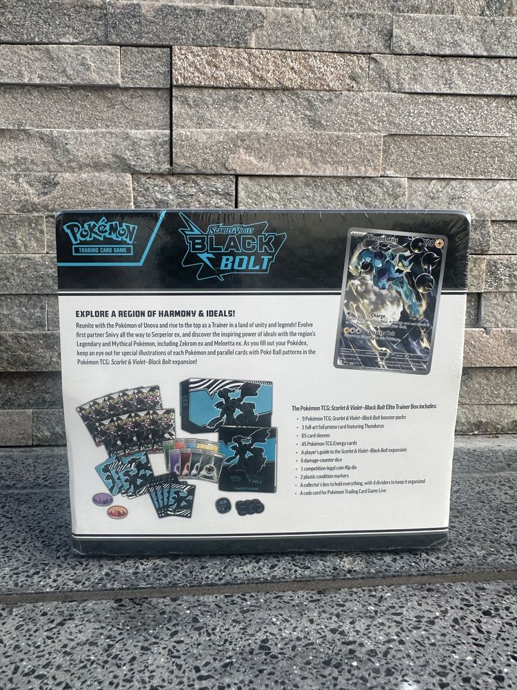 Pokémon TCG Scarlet & Violet Black Bolt Elite Trainer Box