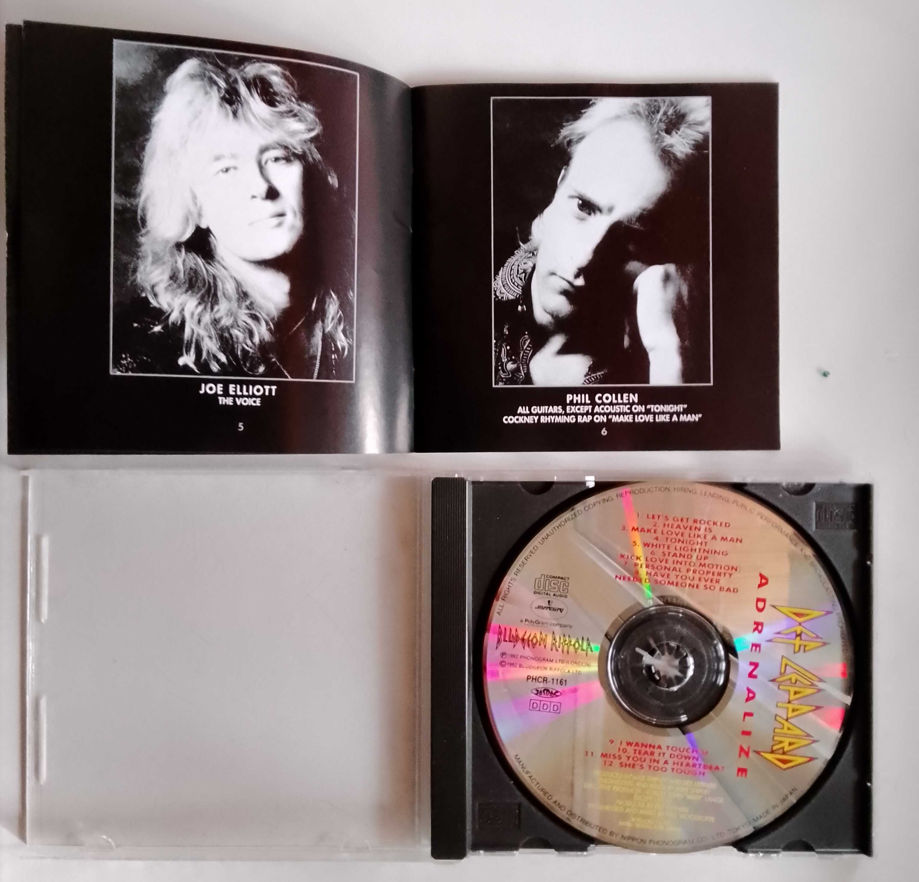 CD Def Leppard – Adrenalize (1992, Mercury PHCR-1161, 1 СС4041, Japan)