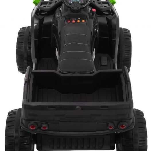 Quad Terenowy na akumulator XL ATV, 24V do 45 kg Czarno Zielony