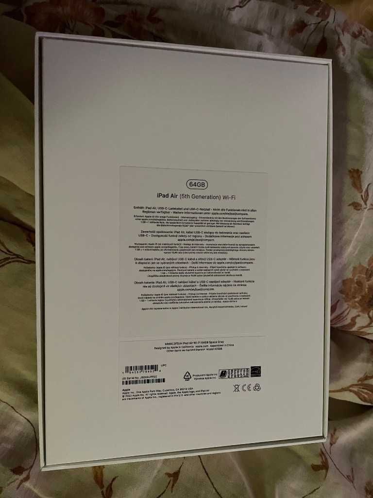 Apple iPad Air M1 10 cali 5 Generacji