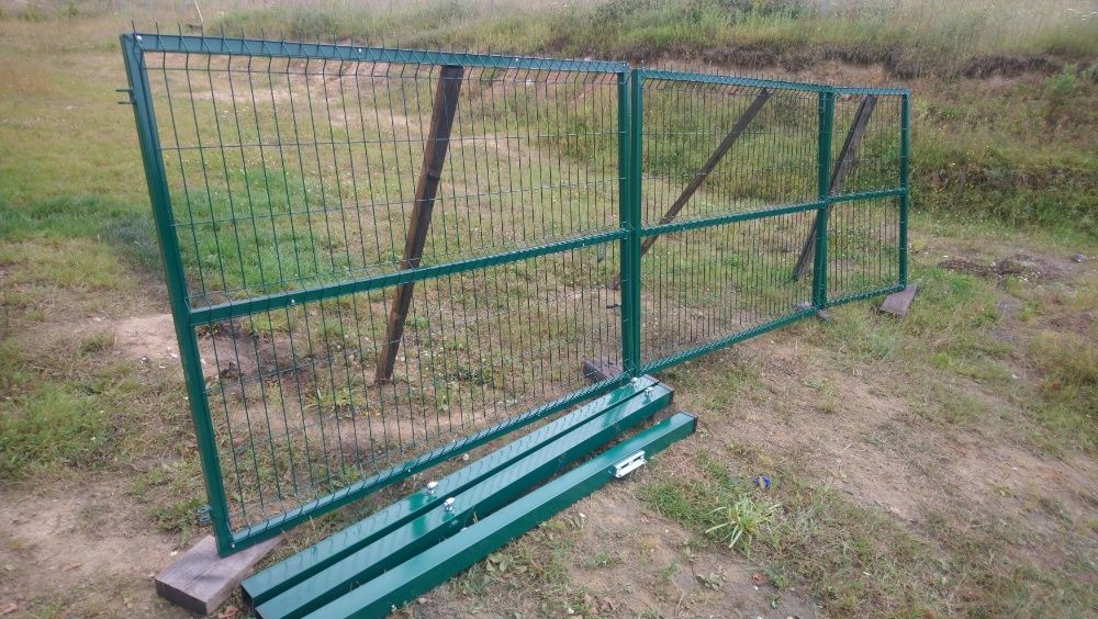 Brama Otwierana wjazdowa 4x1,5 +furtka