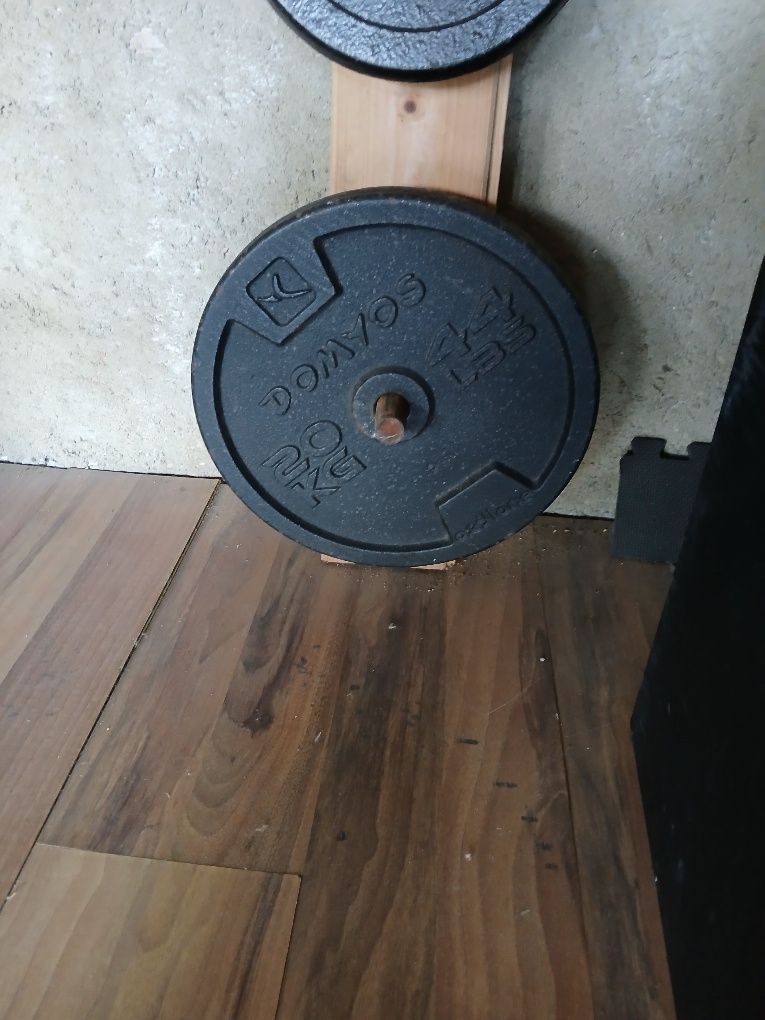 Pesos de 28mm para musculação