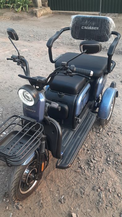 Электротрайк Crosser Кроссер TR - 1 електровелосипед 600 вт 72В20А

Ис
