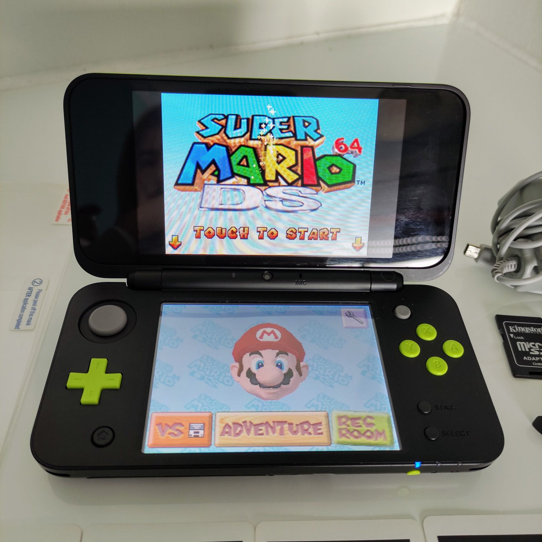 New 2DS XL Desbloqueada 128GB + Extras