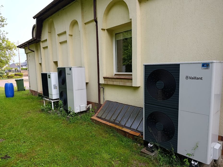 Sprzedam pompy ciepła Vaillant oraz pompę Mitsubishi.