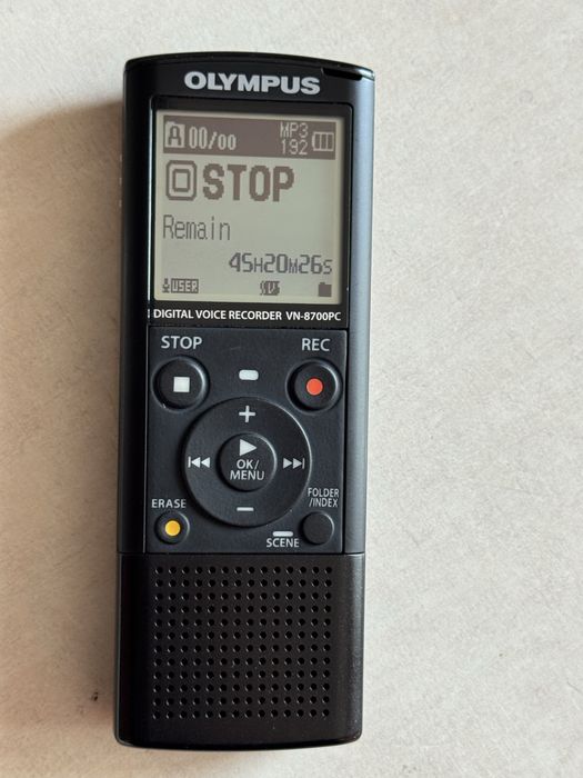 Olympus Digital Voice recorder VN-8700PC, jak nowy