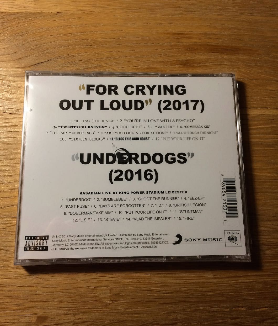 KASABIAN For Crying Out Loud CD PODPISANA Autograf