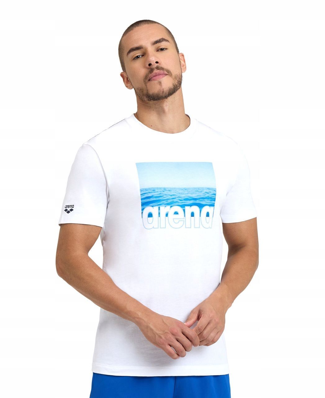 Koszulka T-shirt męski Arena Solid Cotton rozm.S