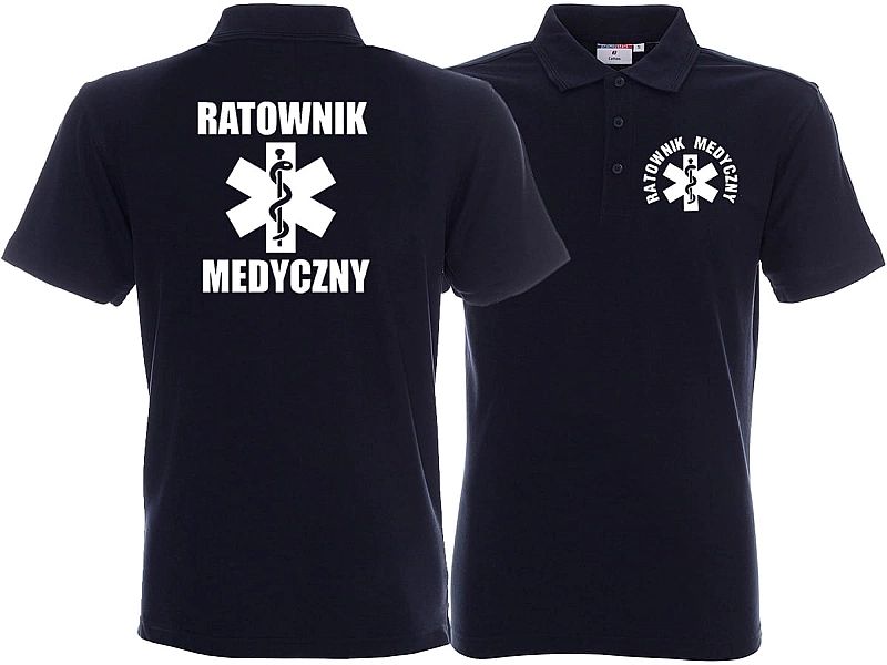 Koszulka Polo męska z DOWOLNYM NADRUKIEM