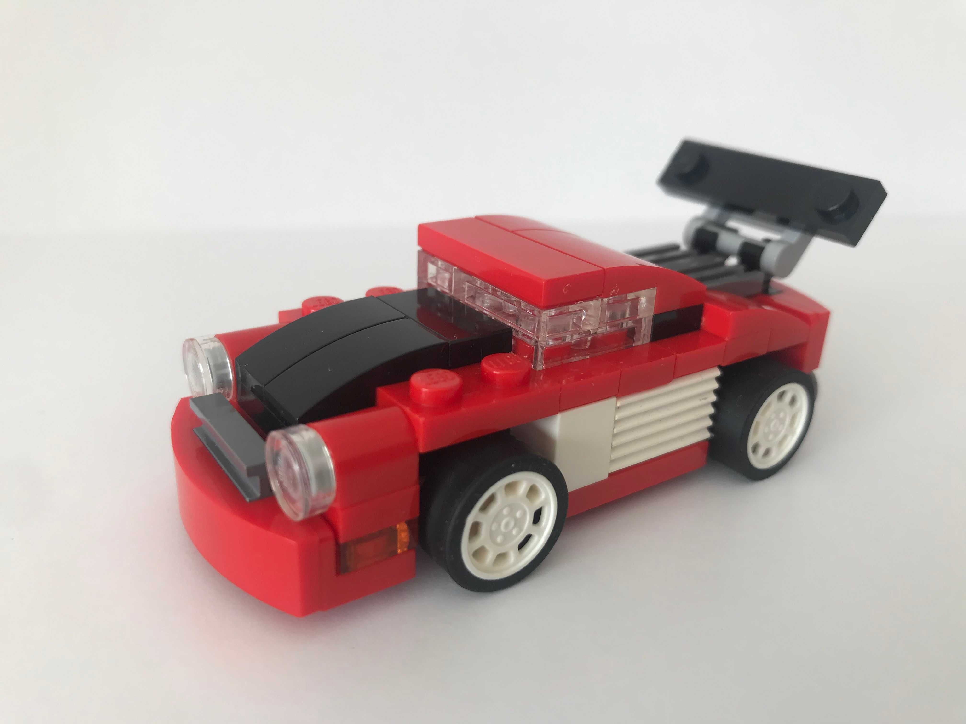 LEGO 31055 Creator 3w1  Czerwona wyścigówka z 2017 r. zestaw kompletny