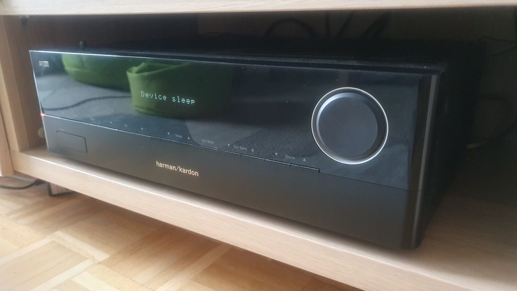 Amplituner Harman/Kardon HK AVR 151s, pilot, instrukcja PL, stan -bdb