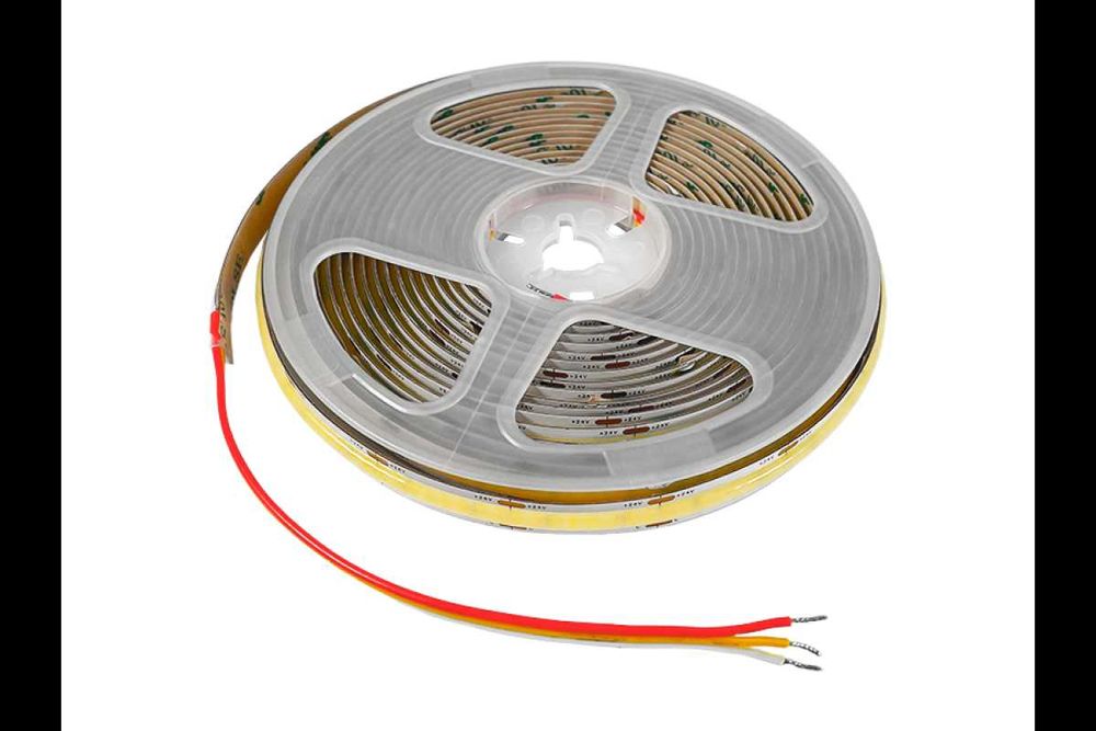 COB стрічка LED 12В/24В 12Вт/м 3000K/4000K/6000K IP20 5м великий вибір