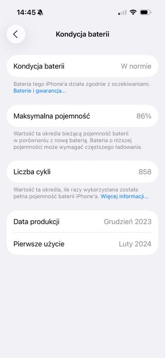 iPhone 15 Pro 128 GB Blue Titanium – jak nowy, pudełko i ramka etui