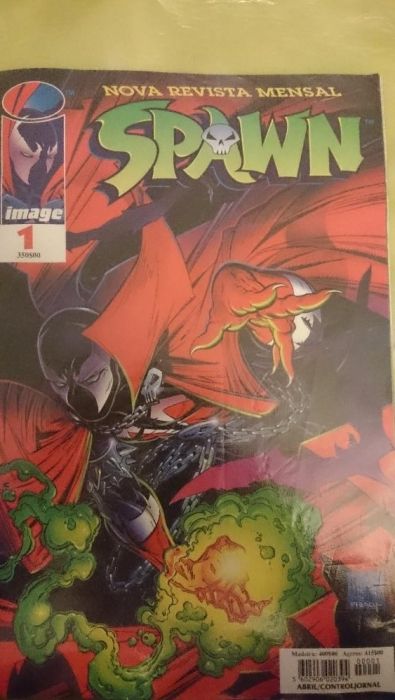 Livro banda desenhada SPAWN numero 1