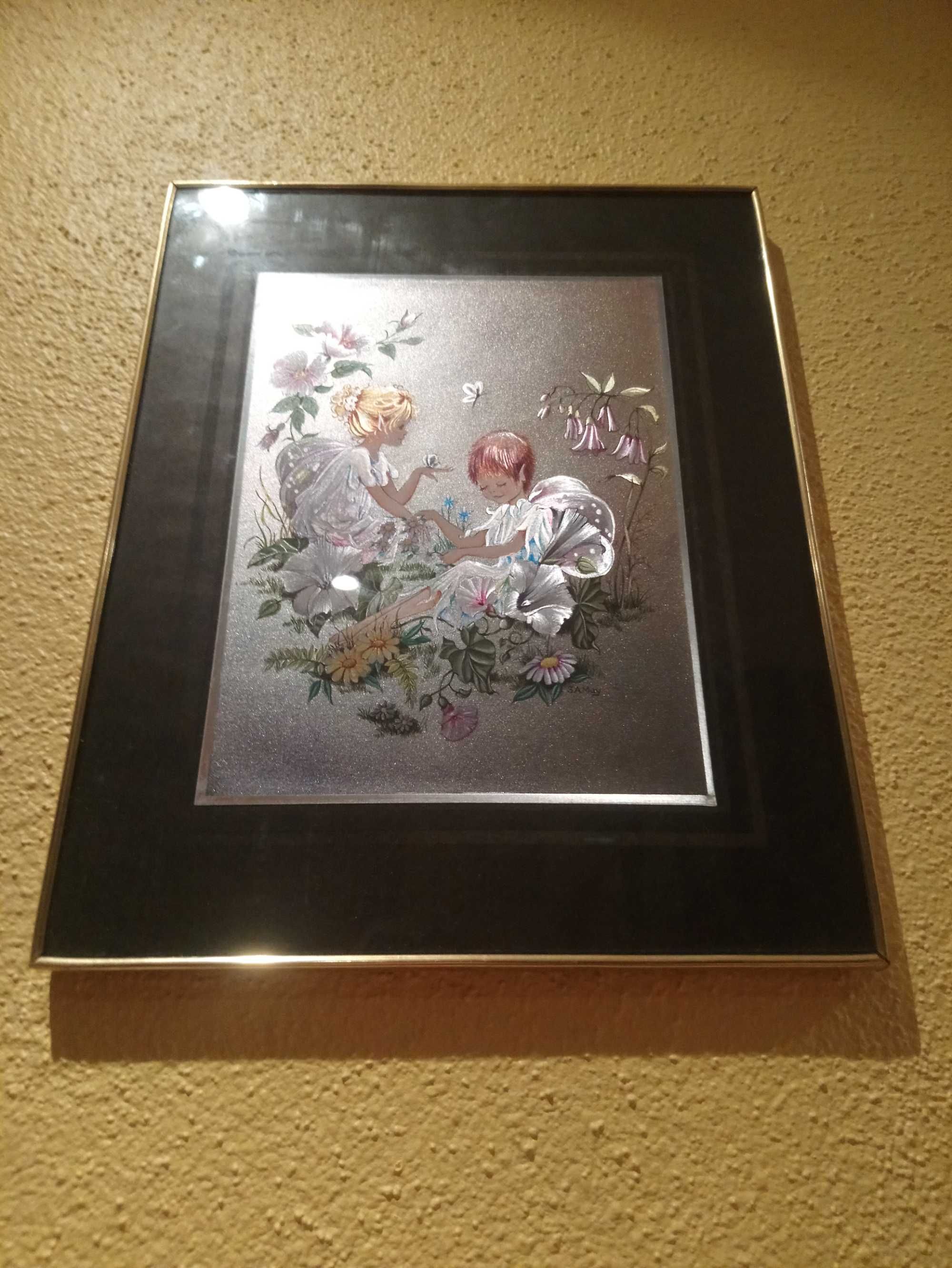 Quadro com brilho meninas