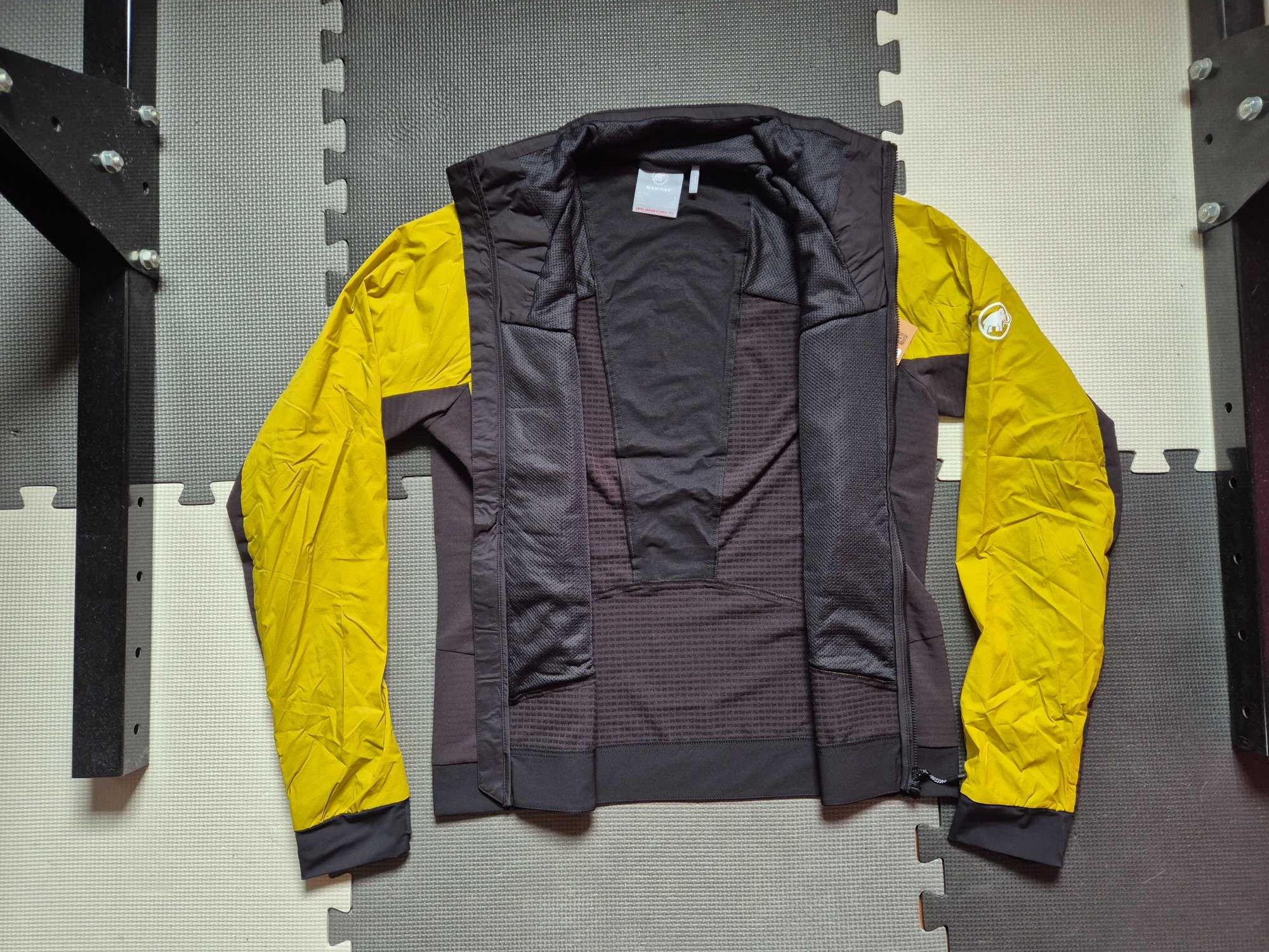 Nowa męska kurtka hybrydowa ocieplana softshell turystyczna Mammut