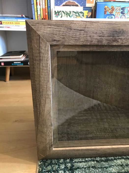 Witryna wisząca biblioteczka Black Red White Koen 2