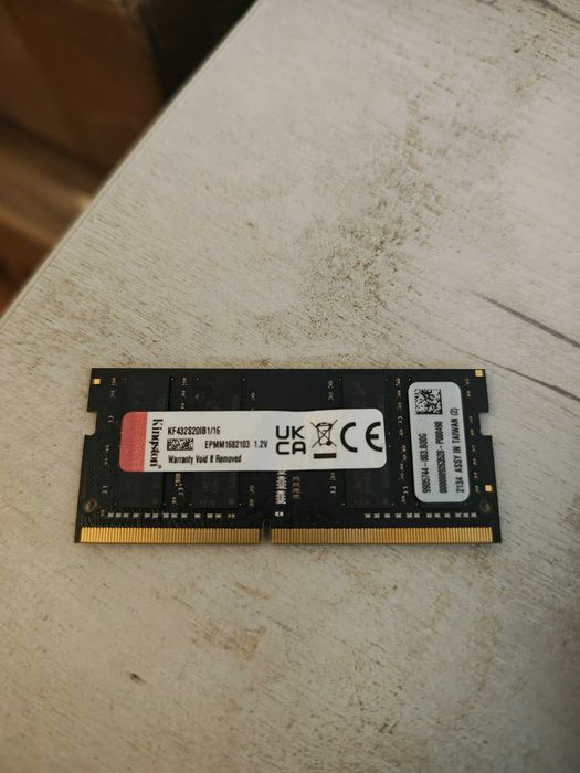 Pamięć KINGSTON FURY IMPACT 16GB/ 3200Mhz, Gwarancja