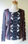 Bluzka Vila Wzory Aztec S 36 Odkryte Plecy V Modna