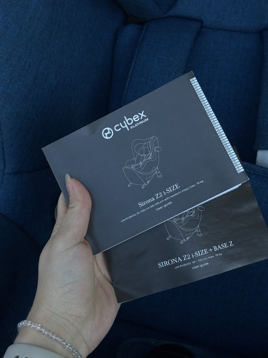 Дитяче автокрісло Cybex Sirona Z2 i-size + базаZ isofix + літній чохол