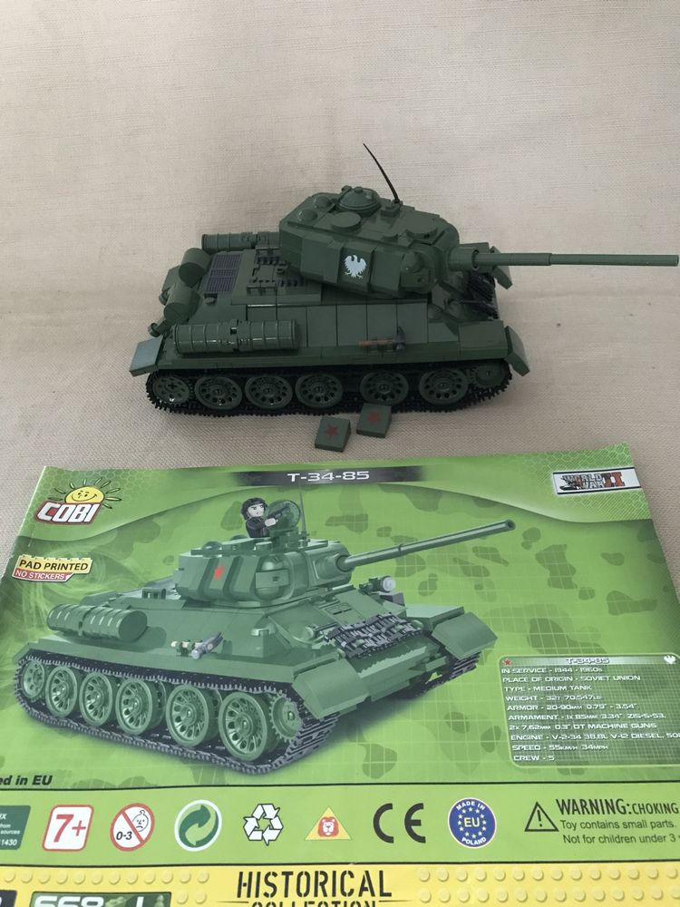 Klocki cobi czołg T-34-85 cobi78