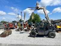 Mała Ładowarka Teleskopowa  TEREX GTH 2506 z 2006 roku 4x4 widły łyżka