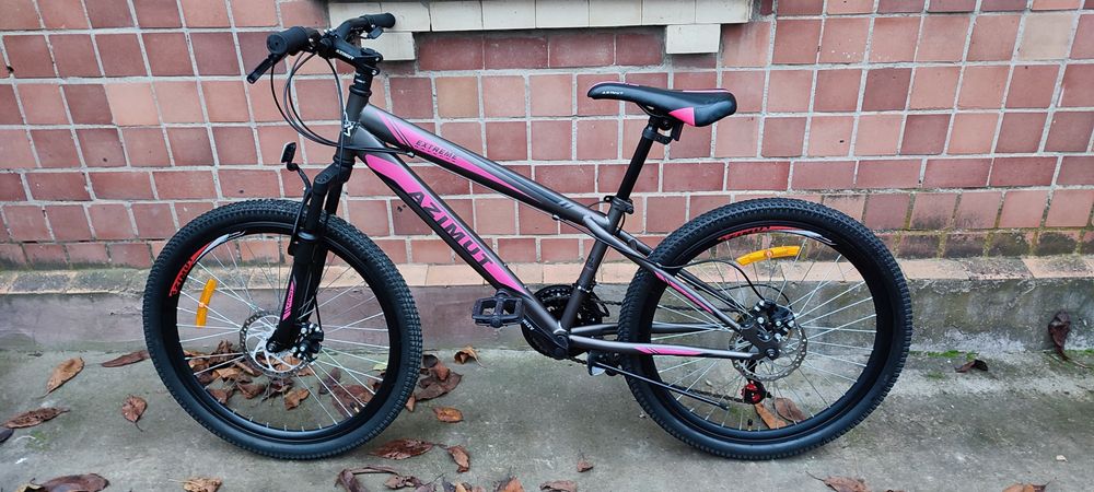 Велосипед підлітковий гірський 24" Azimut Extreme 24 D