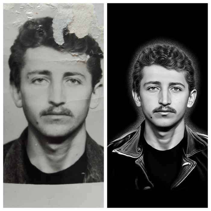 Ретуш фото на пам'ятник. Відновлення старого та пошкодженого фото.