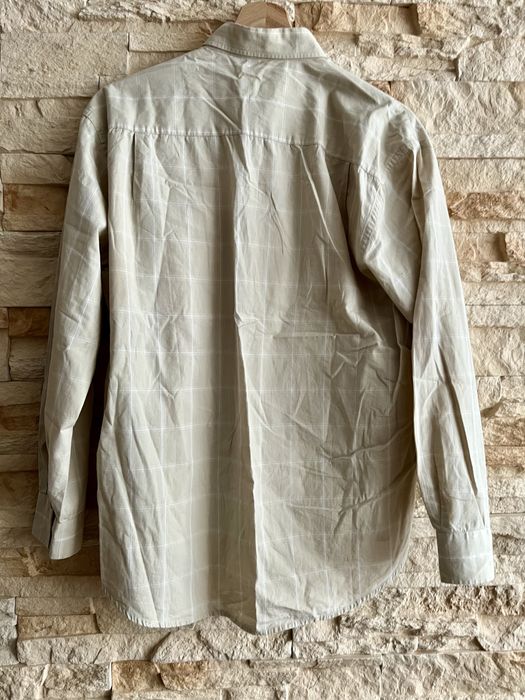 Beżowa koszula w kratę M Carry męska