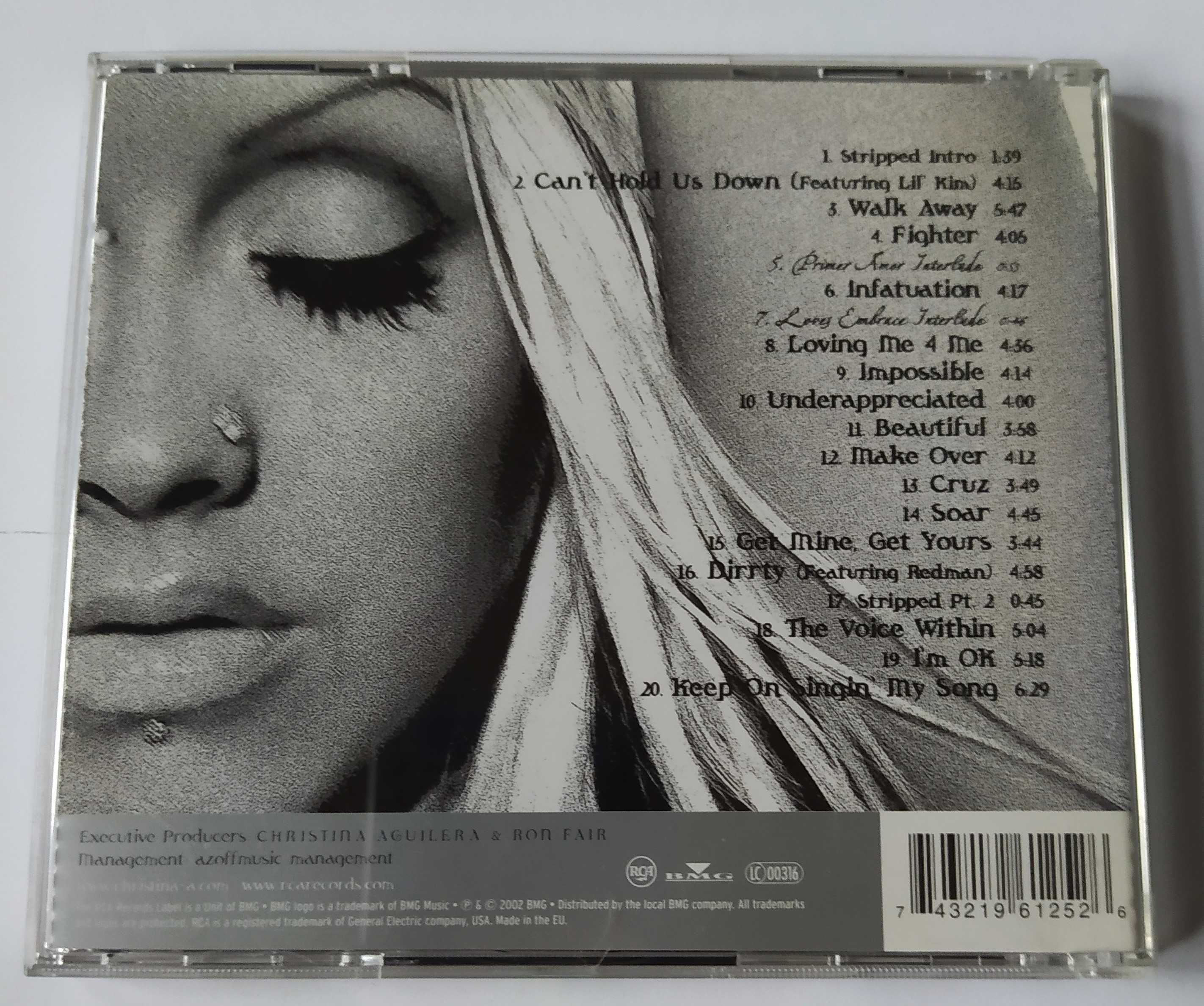 Christina Aguilera Stripped CD