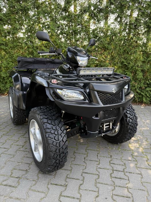 Suzuki KingQuad 700 4x4’ WTRYSK’blokada’TOP STAN! Transport grizzly