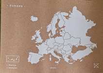 Mapa Europy Miss Wood