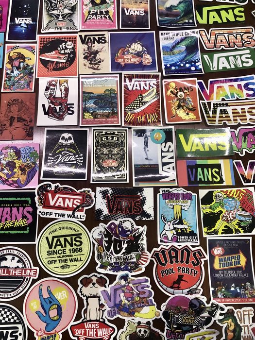 Pack 100 Stickers Vans