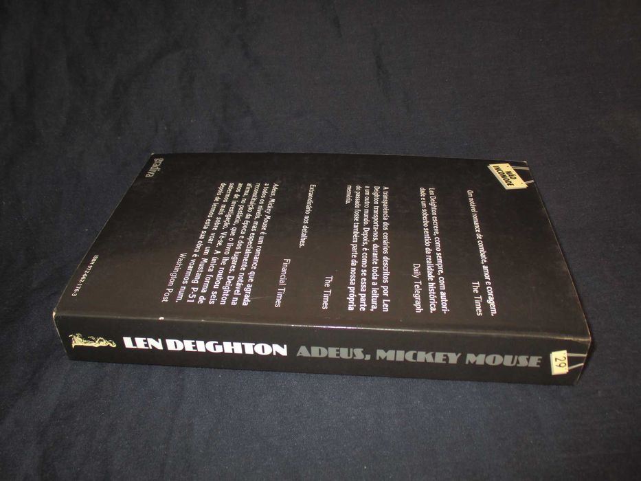 Livro Adeus Mickey Mouse Len Deighton Gradiva