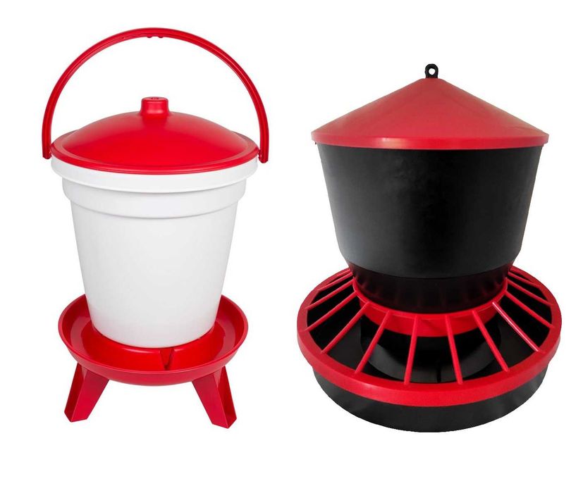 Zestaw Poidło 18L Na Nóżkach I Karmidło 22Kg