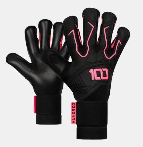 Rękawice bramkarskie Vanguard The Hundred Glove czarno-różowe roz 7