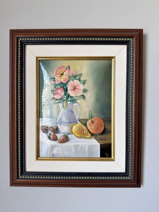 Quadro Falso Esmalte feito à Mão