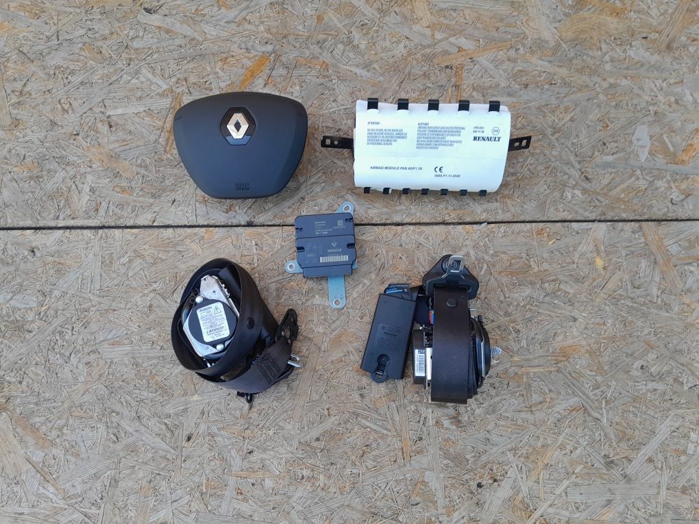 Airbag Poduszka Pasy Kierowcy Pasażera Renault Captur I 13-19 Komplet