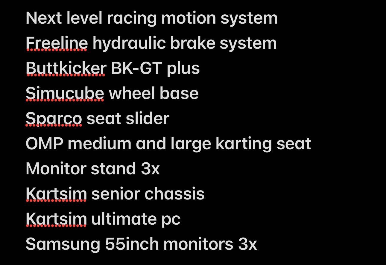 Simulador Profissional - Most Advanced Professional Karting Simulator