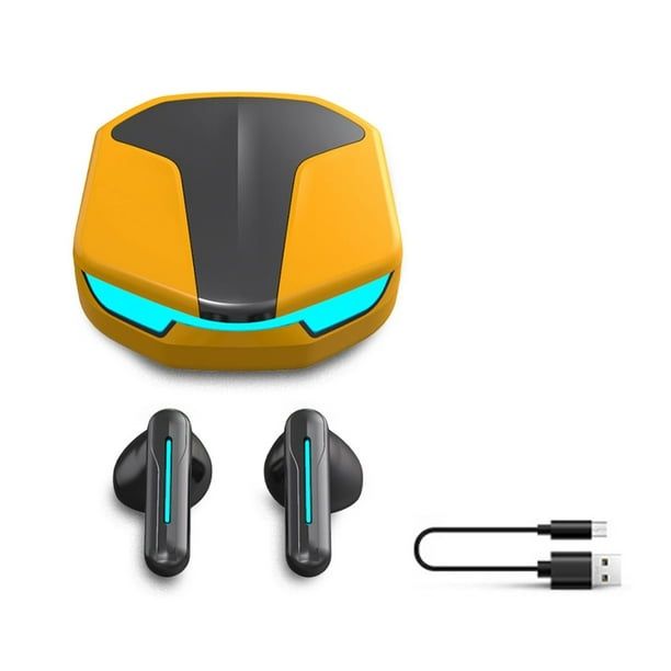 Bezprzewodowe Słuchawki Bluetooth Y9, Gamingowe, Świecące, Białe