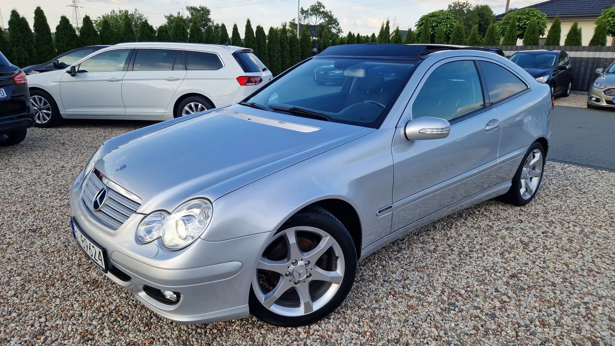 Mercedes-Benz Klasa C 1.8 Kompressor Sport Line Panorama Xenon Nawigacja Idealny Stan