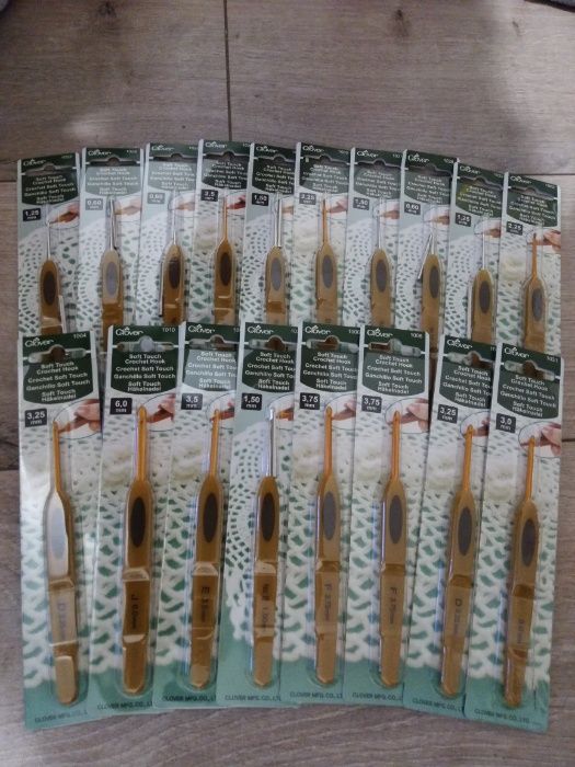 Крючки для вязания  Clover Soft Touch